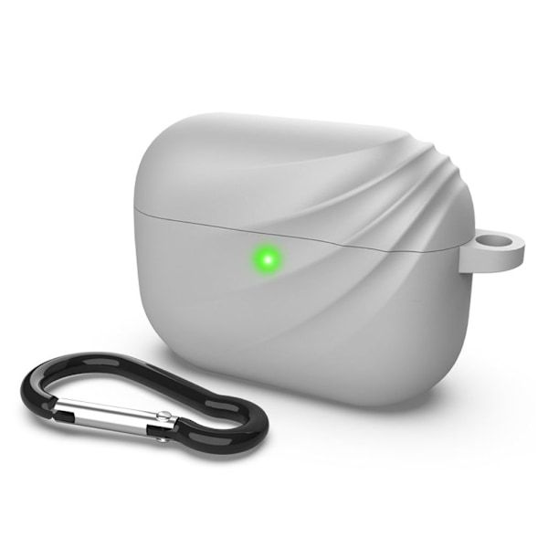 DIROSE AirPods Pro silikonikotelo - Harmaa Silver grey