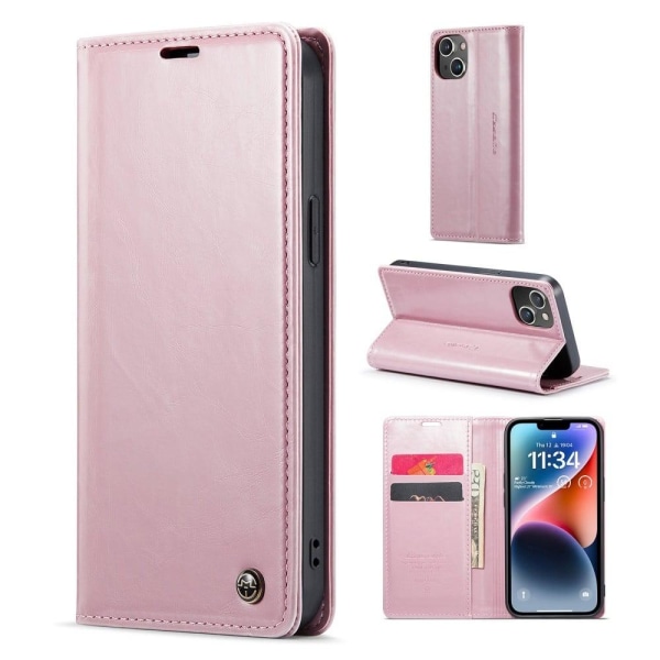 CaseMe lent iPhone 14 fodral - Rosa Rosa