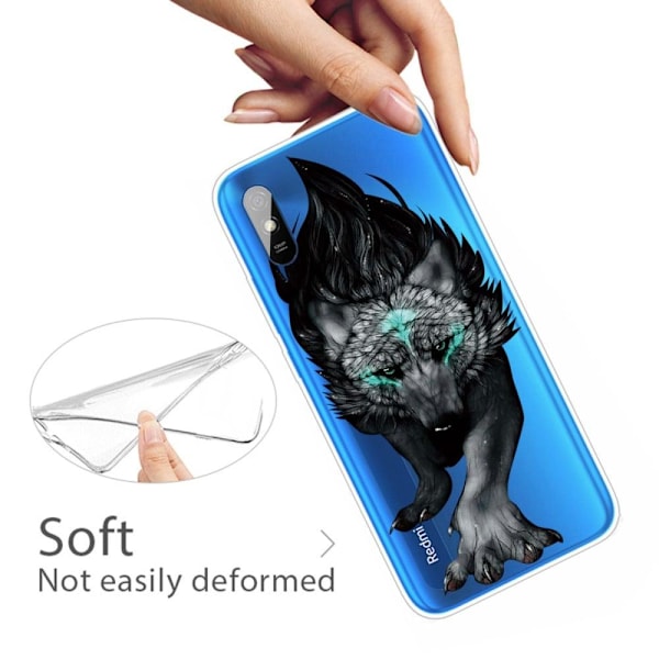 Deco Xiaomi Redmi 9A skal - Svart Varg Svart