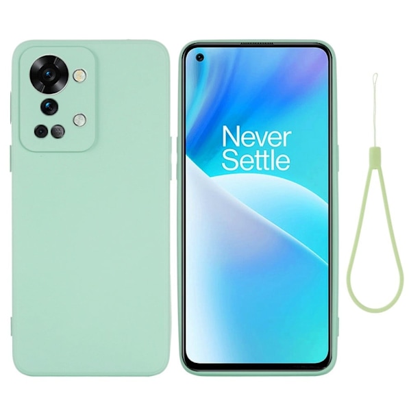 Matte Liquid OnePlus Nord 2T silikone cover - Grøn Green