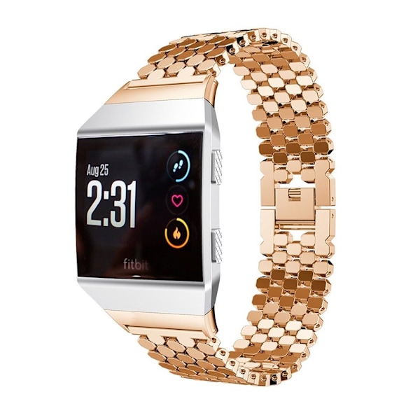 Fitbit Ionic Exklusivt designat klockband - Rose guld Rosa