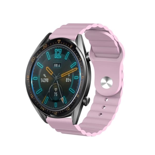 Silikoninen kellonauha Huawei ja Amazfit - Pinkki Pink