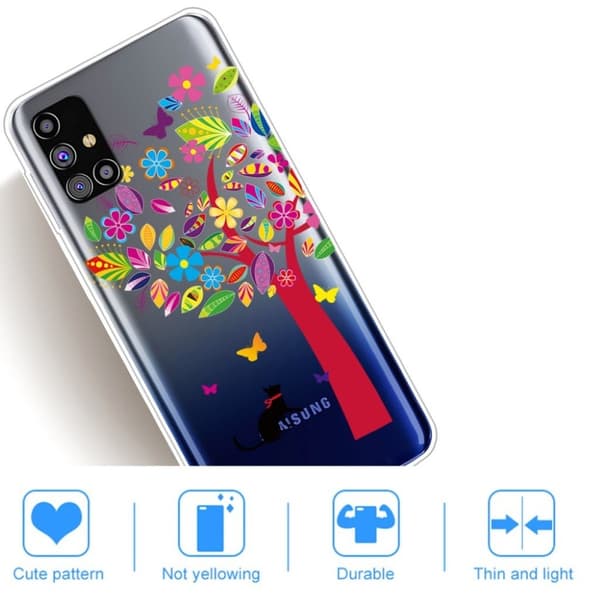 Deco Samsung Galaxy M31s Etui - Fargerik Tre Multicolor
