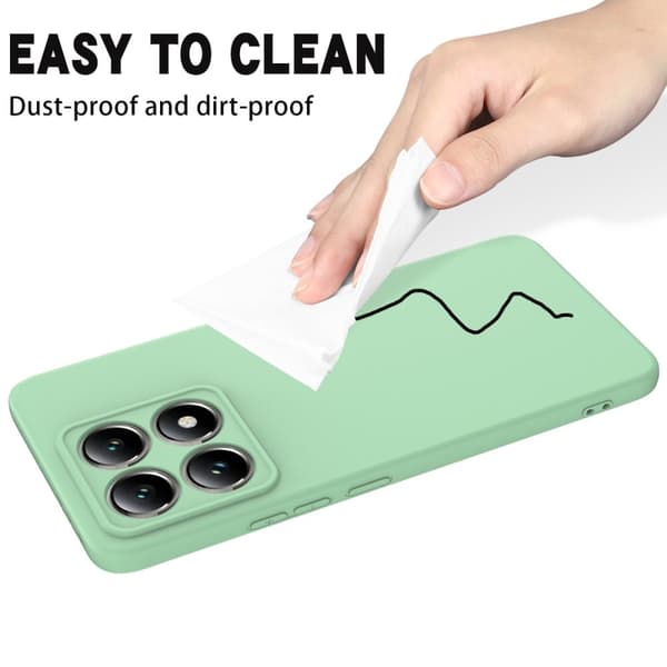 Matte Liquid Xiaomi 14T Pro silikone cover - Grøn Green