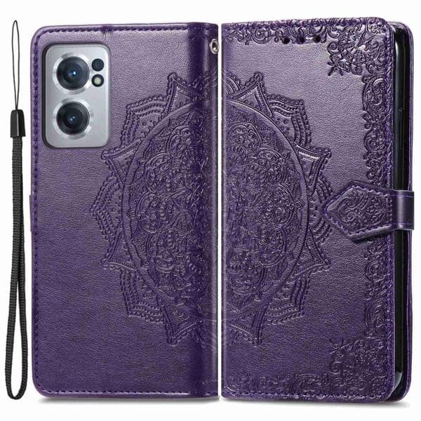 Mandala OnePlus Nord Ce 2 5g Flippetui - Lilla Purple