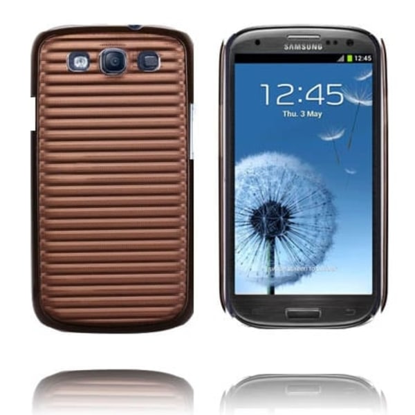 Alu Back Ver. II (Ljusrosa) Samsung Galaxy S3 Fodral Brun