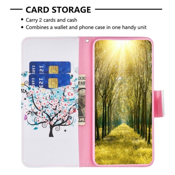 Wonderland Samsung Galaxy A04 Läppäkotelo - Flower Puu Multicolor