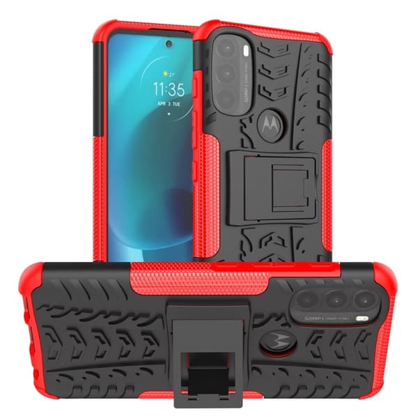 Offroad Motorola Moto G71 5G cover - Rød Red