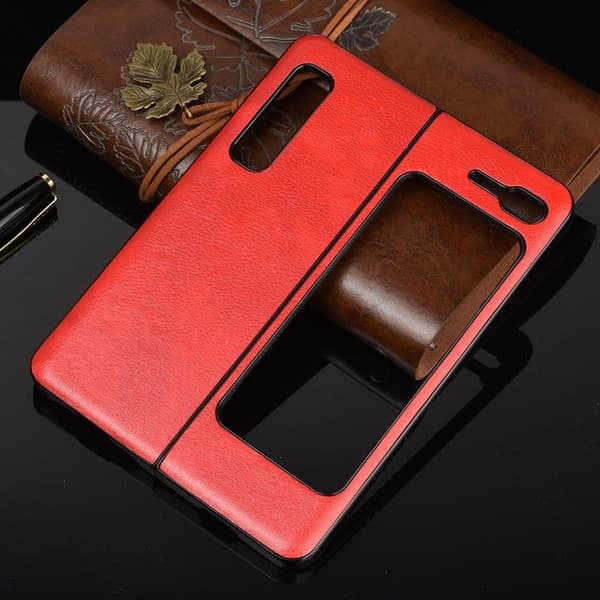 Croco Samsung Galaxy Fold / Samsung Galaxy Fold 5G kotelot - Punainen Red