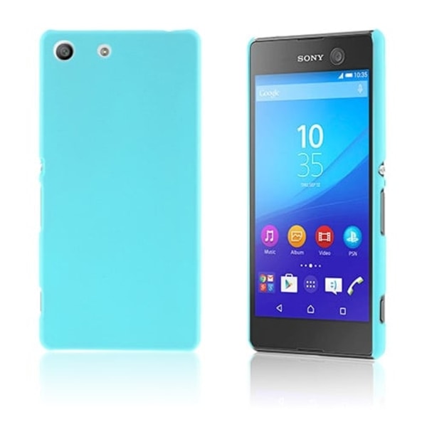 Gummerad Hårt Plast Skal (Ljusblå) för Sony Xperia M5 E5603 / M5 Dual E5633 Blå