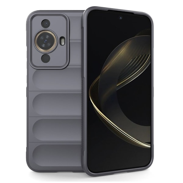 Mjukt greppformat Huawei Nova 11 skal - Silver/Grå Silvergrå