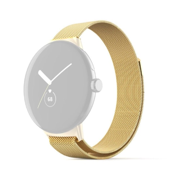 Google Pixel Watch stainless steel watch strap - Gold Guld