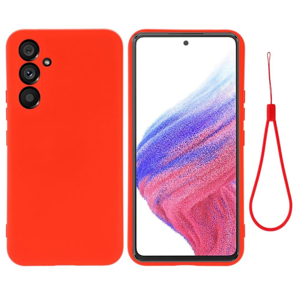 Matta nestesilikoninen kuori Samsung Galaxy A54 - Punainen Red