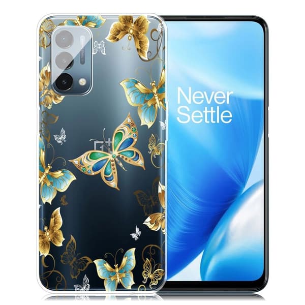 Deco OnePlus Nord N200 5G deksel - Sommerfugler Med Smykker Multicolor