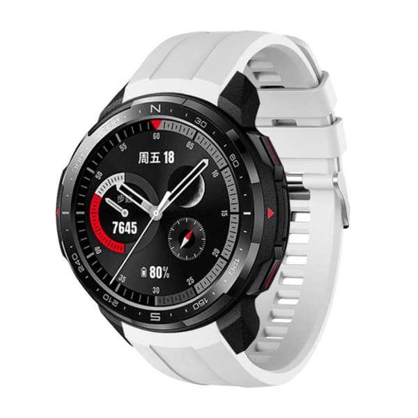 Honor Watch GS Pro silikonarmbånd - Hvit White