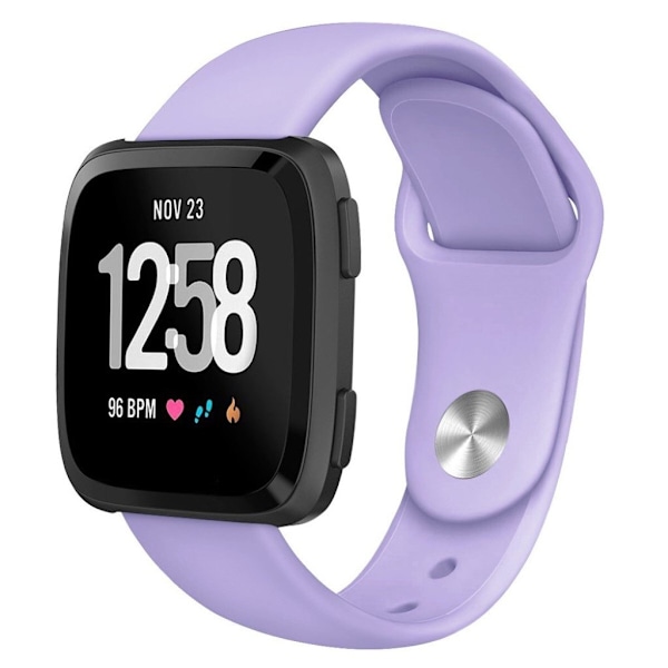 Fitbit Versa 2 / Versa Lite silikone rem - lyselilla Purple