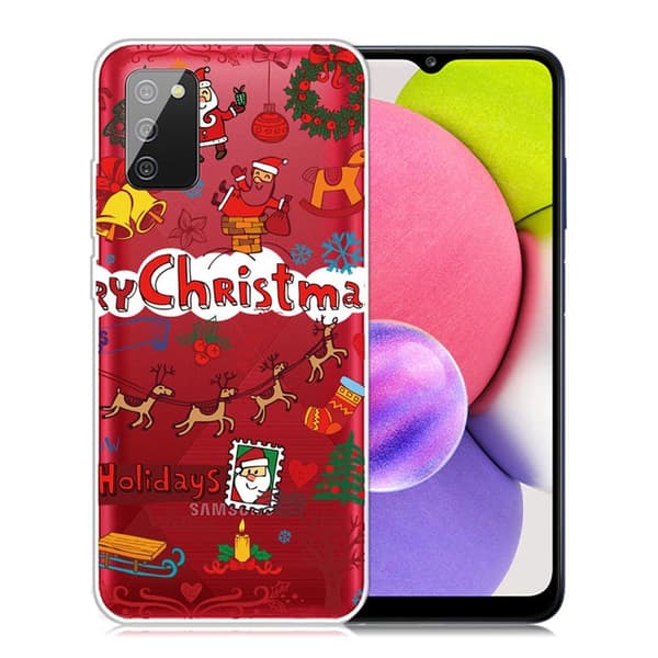 Deco Samsung Galaxy A03s cover - Juledekoration Multicolor