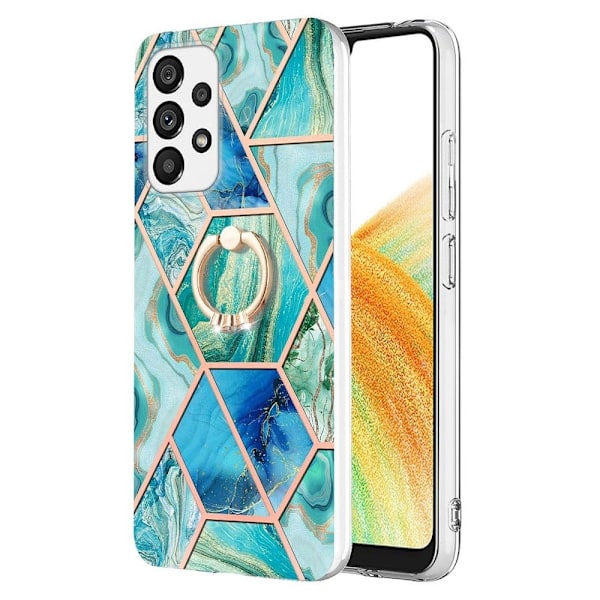 Marmormotiv Samsung Galaxy A33 5G skal - Grön Grön