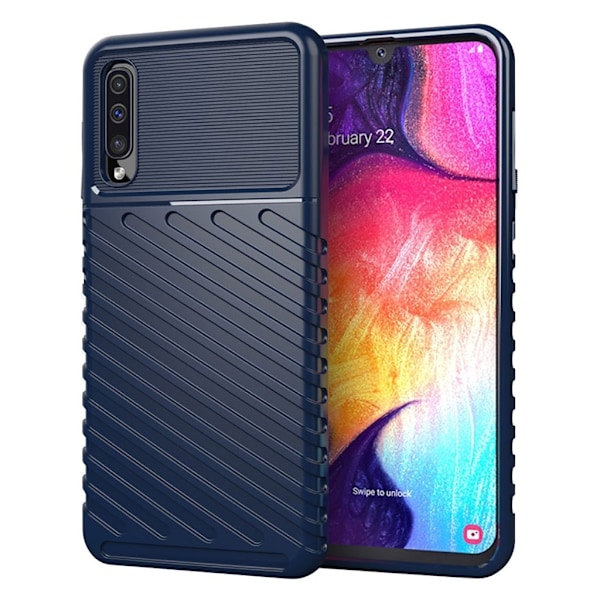 Thunder Samsung Galaxy A50 cover – Blå Blue