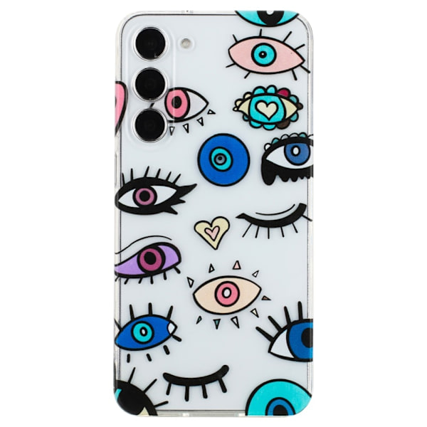 Deco Samsung Galaxy S23 deksel - Monsterøyne Multicolor
