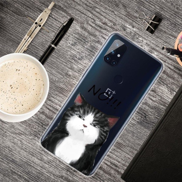 Deco OnePlus Nord N100 skal - Katt Svart