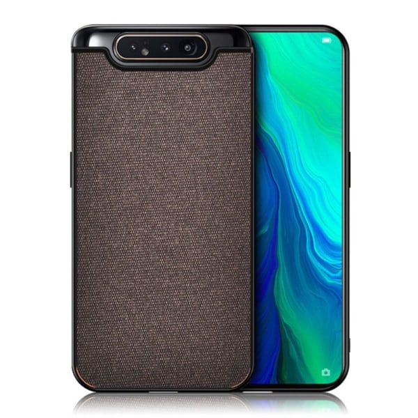 Berlin Samsung Galaxy A80 kuoret - Kaikki kangas / kahvi Brown