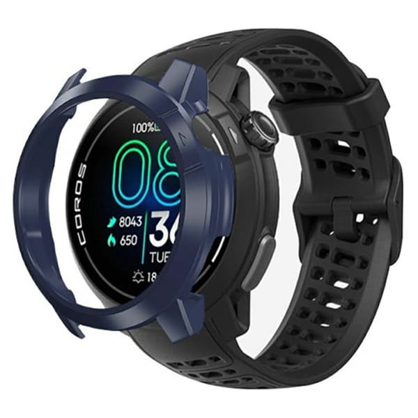 Coros Pace Pro Smartwatch Protective Case Bump Resistant Hard Deksel - Midnight Blue Blue