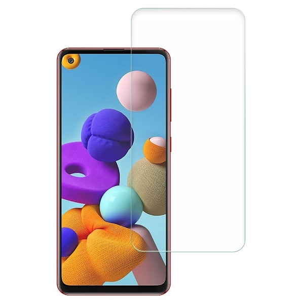 AMORUS kaaren reuna karkaistua lasia näytön suojakalvo Samsung Galaxy A21s Transparent