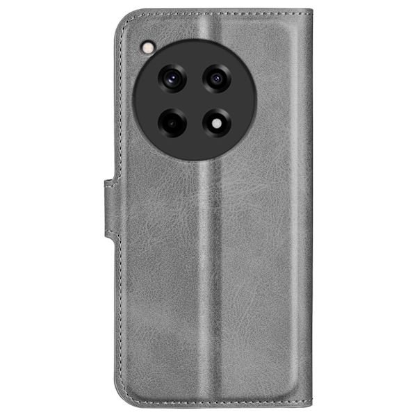 OnePlus 12R / OnePlus Ace 3 nahkainen lompakokkotelo - Harmaa Silver grey