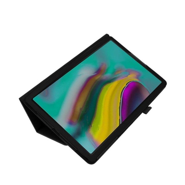 Samsung Galaxy Tab A 10.1 (2019) litchi leather case - Black Black