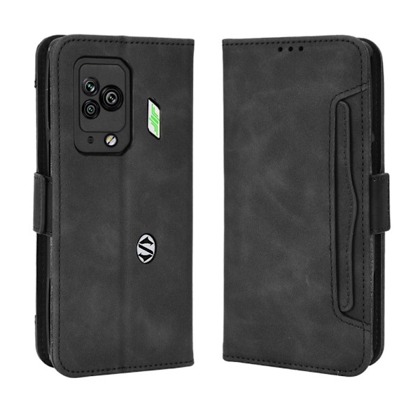 Moderne Xiaomi Black Shark 5 Pro læderetui med pung - Sort Black