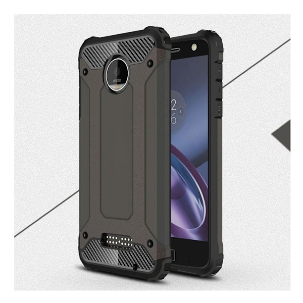 Motorola Moto Z Force hybridskal - Brons Brun