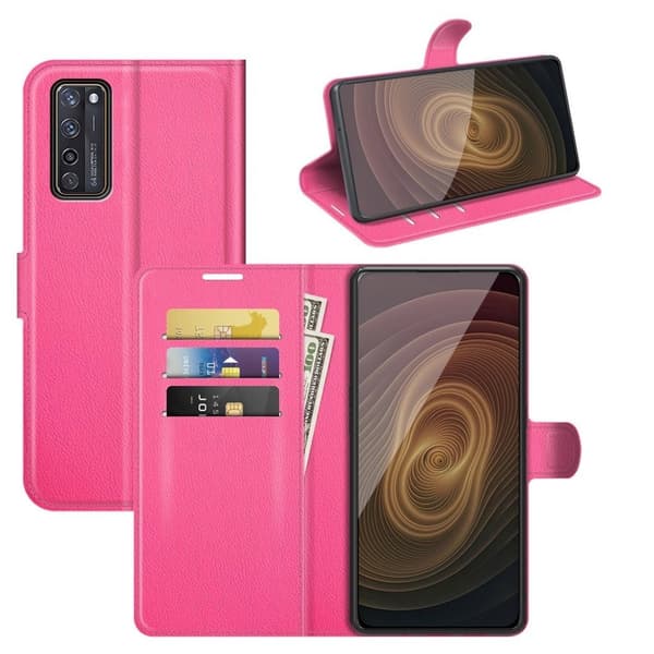 Classic ZTE Axon 20 5G / Axon 20 4g Flip Etui - Rose Pink