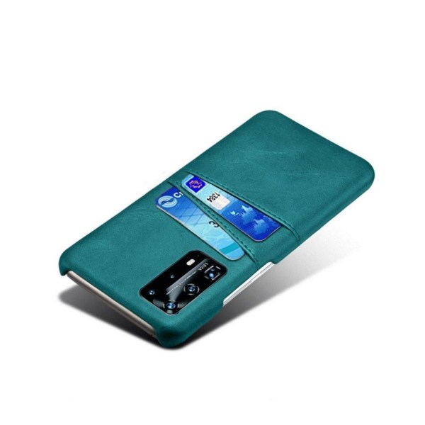 Dual Card cover - Huawei P40 Pro - Grøn Green