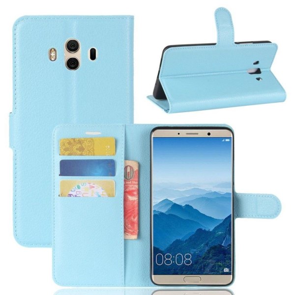 Huawei Mate 10 Fodral med magnetiskt lås - Blå