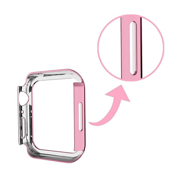 Apple Watch (45 mm) strassdekorationshölje - Rosa Rosa