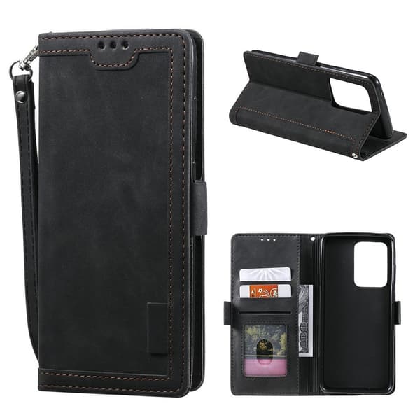 Surburbian Samsung Galaxy S21 Ultra Flippetui - Svart Black