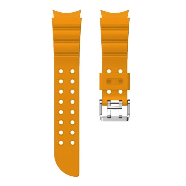 Samsung Galaxy Watch 5 (44mm) / (40mm) / 4 (44mm) / (40mm) klockarmband i silikon - Gul Gul