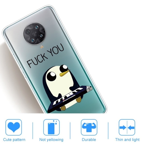 Deco Xiaomi Poco F2 Pro / Redmi K30 Pro Etui - Pingvin Black
