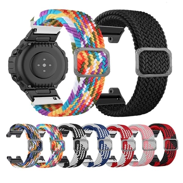 Amazfit T-Rex Pro / T-Rex / Ares klockarmband i flexibel nylon - Orange Orange
