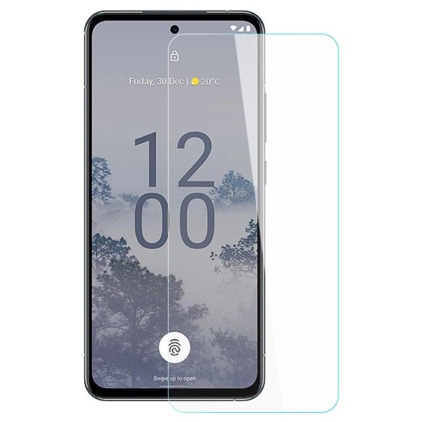 AMORUS arch edge tempered glass screen protector for Nokia X30 Transparent