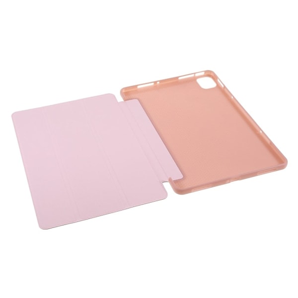 Xiaomi Pad 5 tri-fold flip case - Rødguld Pink