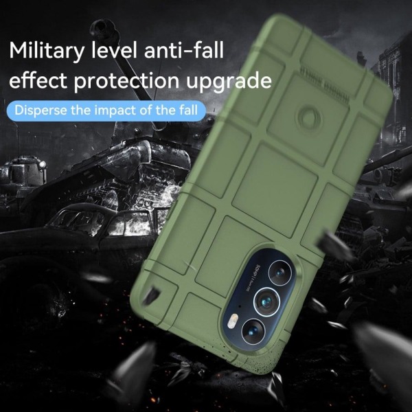 Rugged Shield Etui Motorola Edge X30 - Grøn Green