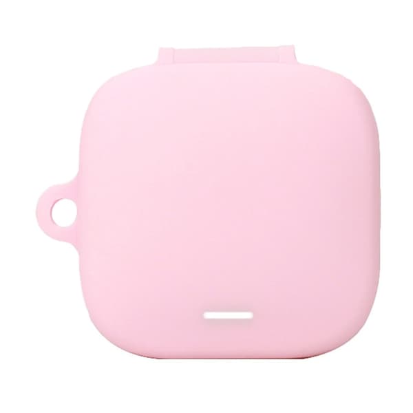 Til Xiaomi Redmi Buds 6 Active Silicone Cover Bluetooth Earphone Sleeve med Anti-Lost Buckle - Lyserød Pink