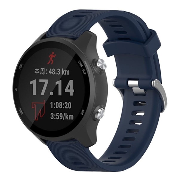 Garmin Forerunner 245 silikoninen kellonauha - Tummansininen Blue