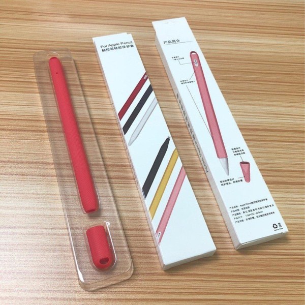 Silicone stylus case for Apple Pencil / Pencil 2 - Red Red