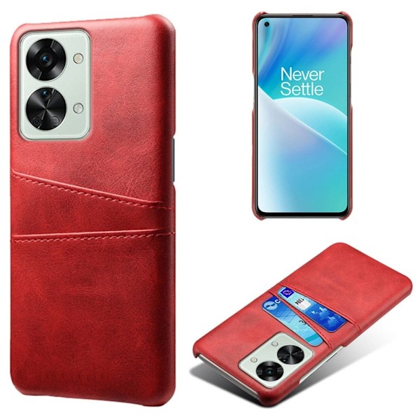 Dual Card OnePlus Nord 2T cover - Rød Red