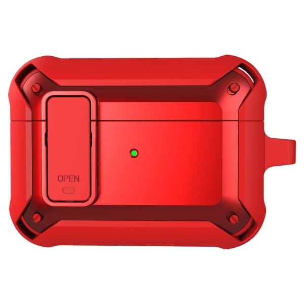 AirPods Pro snap-on kansi suunnittelu TPU tapauksessa - Punainen Red