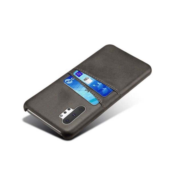 Dual Card Samsung Galaxy Note 10 Pro cover - Sort Black