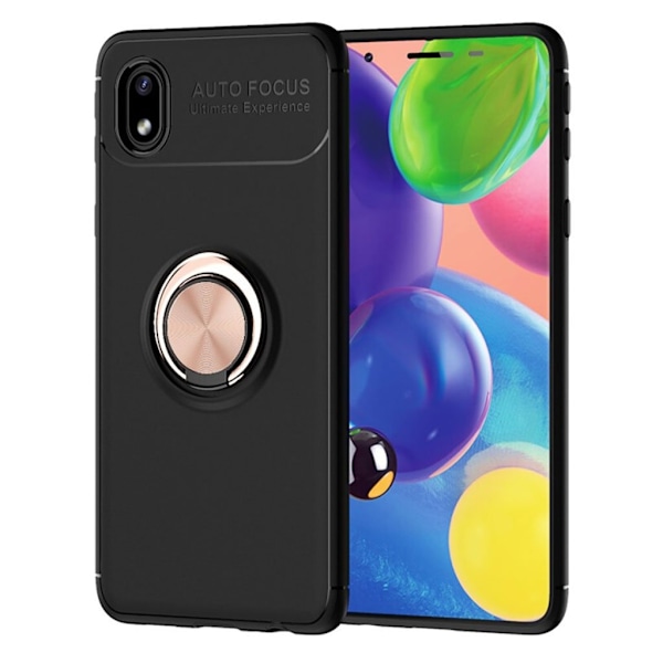 Ringo Etui Samsung Galaxy A01 Core - Svart / Rose Gull Black